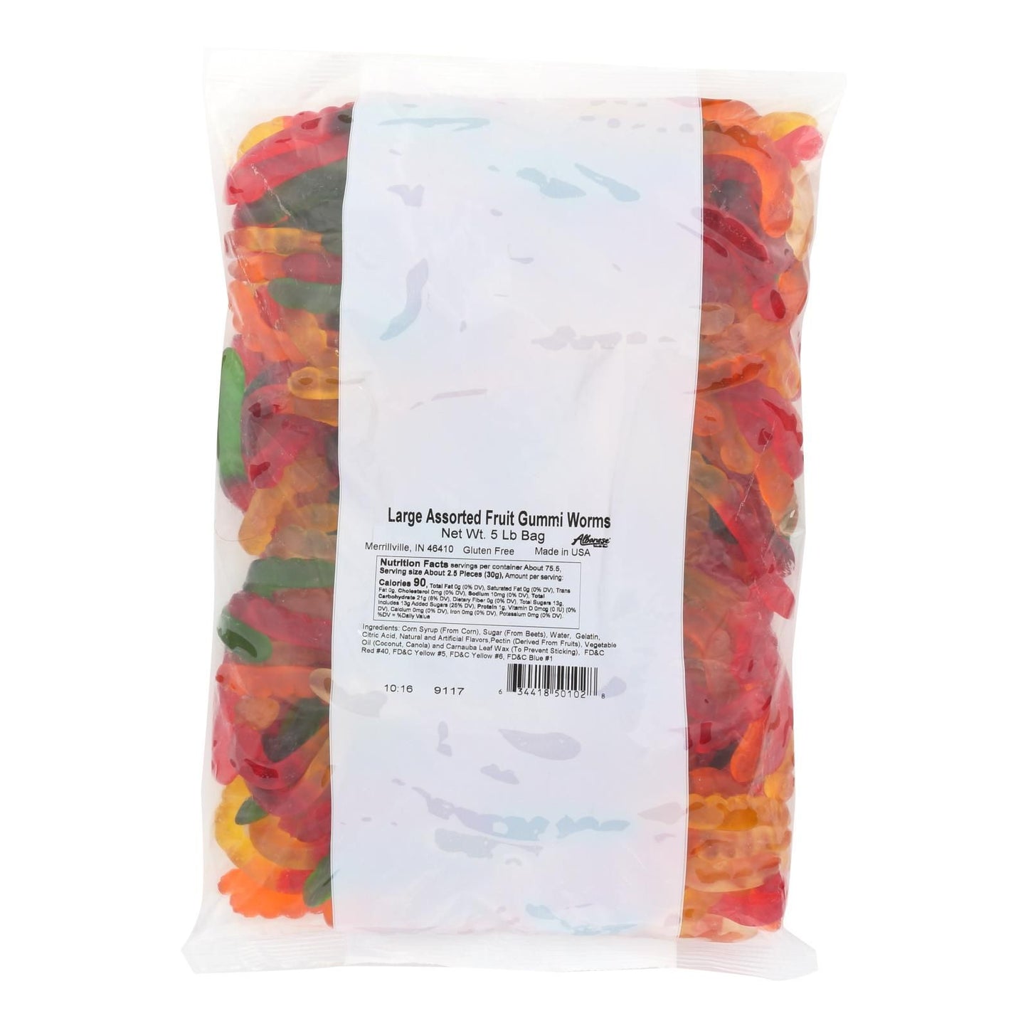 Albanese - Fruit Worms Asst Mini Wld - case Of 4-5 Lb(D0102H5NTE2)