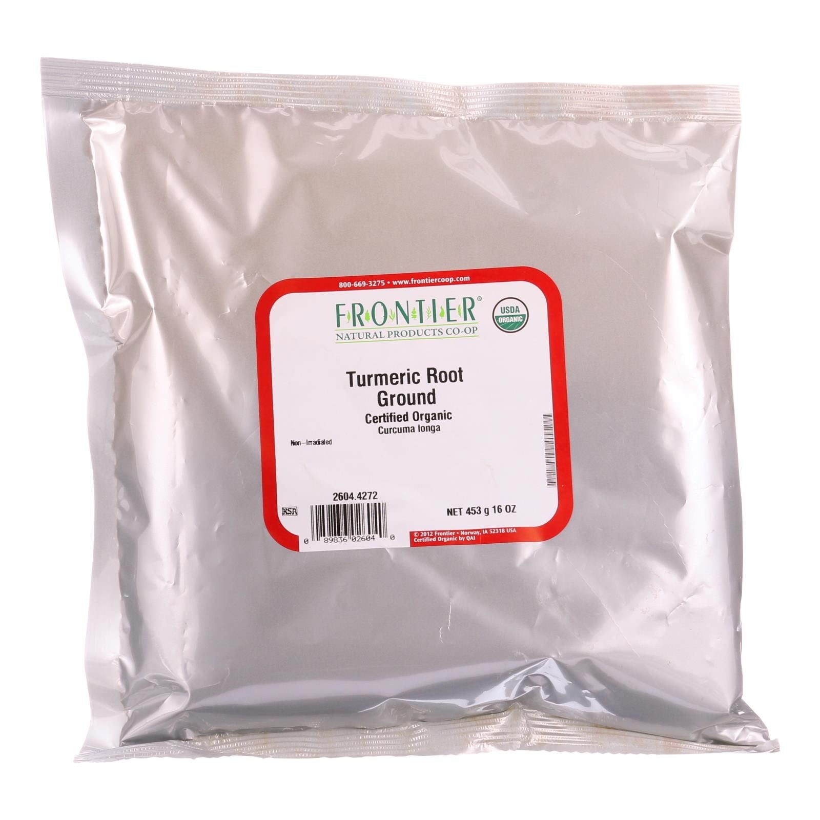 Frontier Herb Turmeric Root - Organic - Powder - ground - Bulk - 1 Lb(D0102H5WTIP)