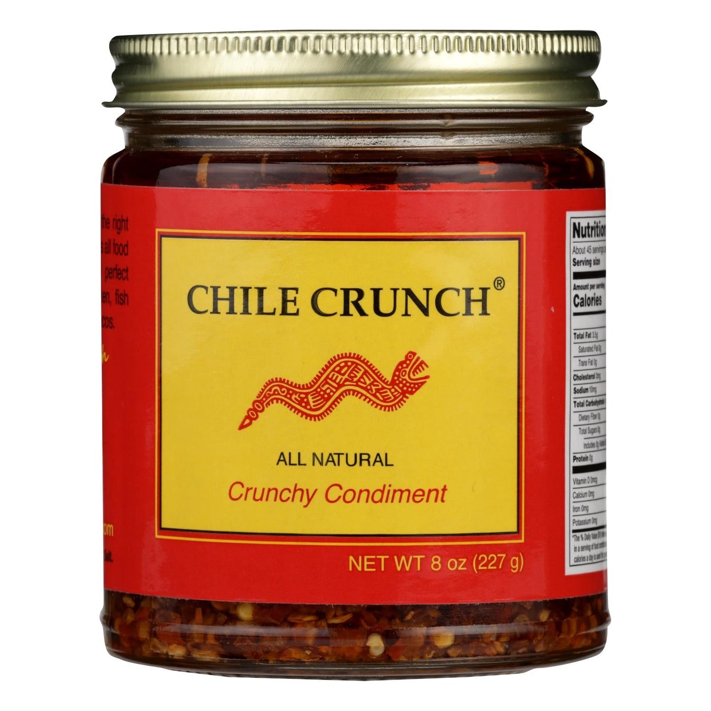 Chilic Crunch - Seasoning Spicy Condiment - Case of 6 - 8 OZ(D0102H79F0A.)