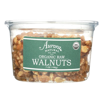 Aurora Natural Products - Organic Raw Walnuts - Case of 12 - 7 oz.(D0102H7PMHG.)