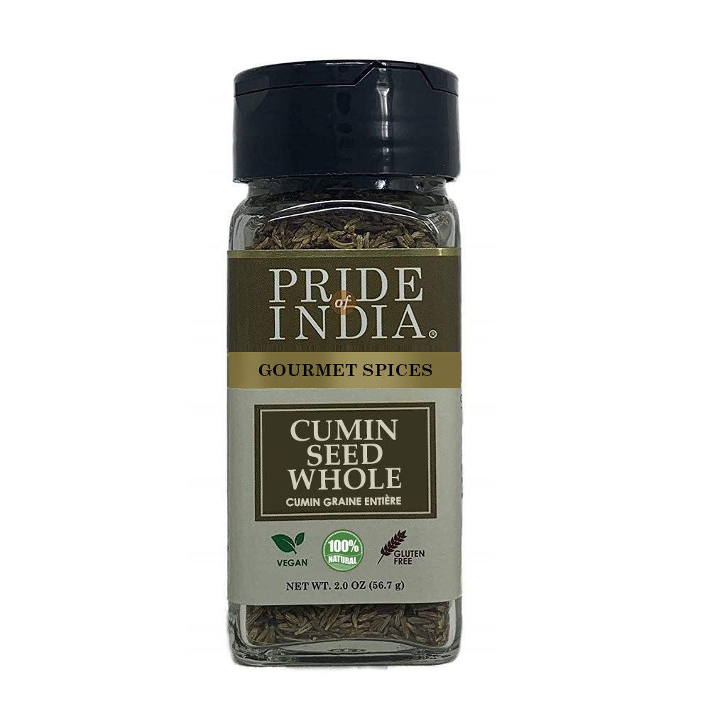 Pride Of India ?Cumin Seed Whole ?Gourmet Indian Spice ?Excellent For Culinary Uses ?Fresh And Quality Seeds ?Adds Flavor & Arom