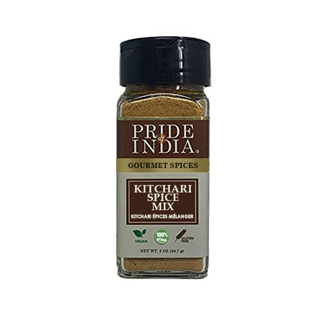 Pride Of India - Kitchari Spice Seasoning ?Made With Authentic Indian Spices ?Good For Health Cleanse & Diet ?Easy To Use ?2 Oz.