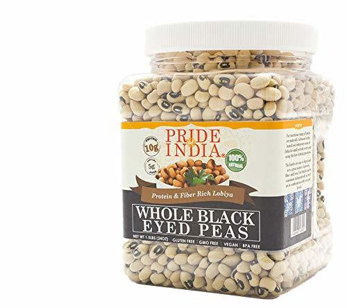 Pride Of India - Indian Whole Black Eyed Peas - Protein & Fiber Rich Lobiya(D0102HP6BMG.)