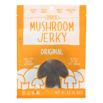 Pan'S - Mushroom Jerky Original - Case Of 6-2.2 Oz