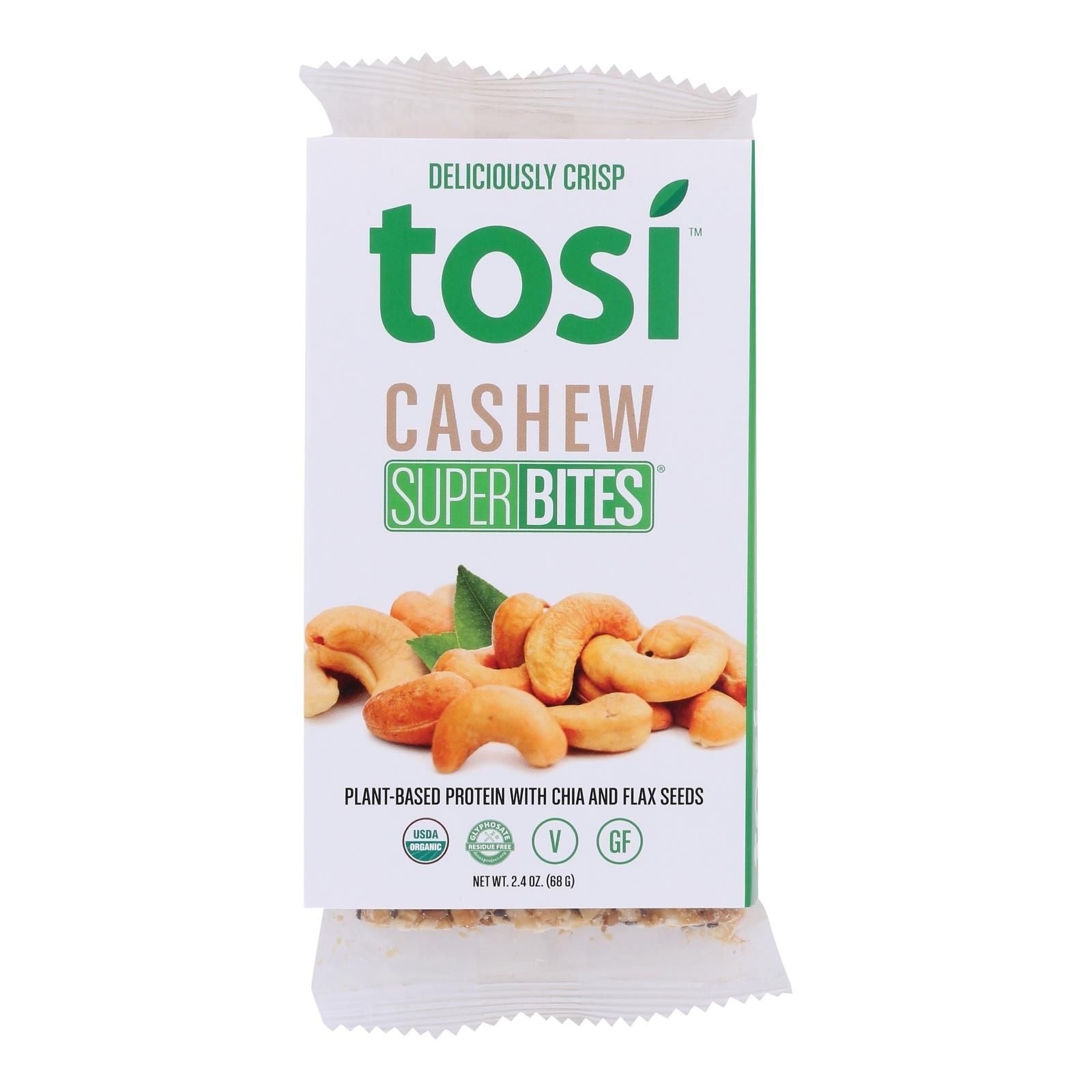 Tosi - Superbites Cashew - Case of 12-2.4 OZ(D0102HX233G.)