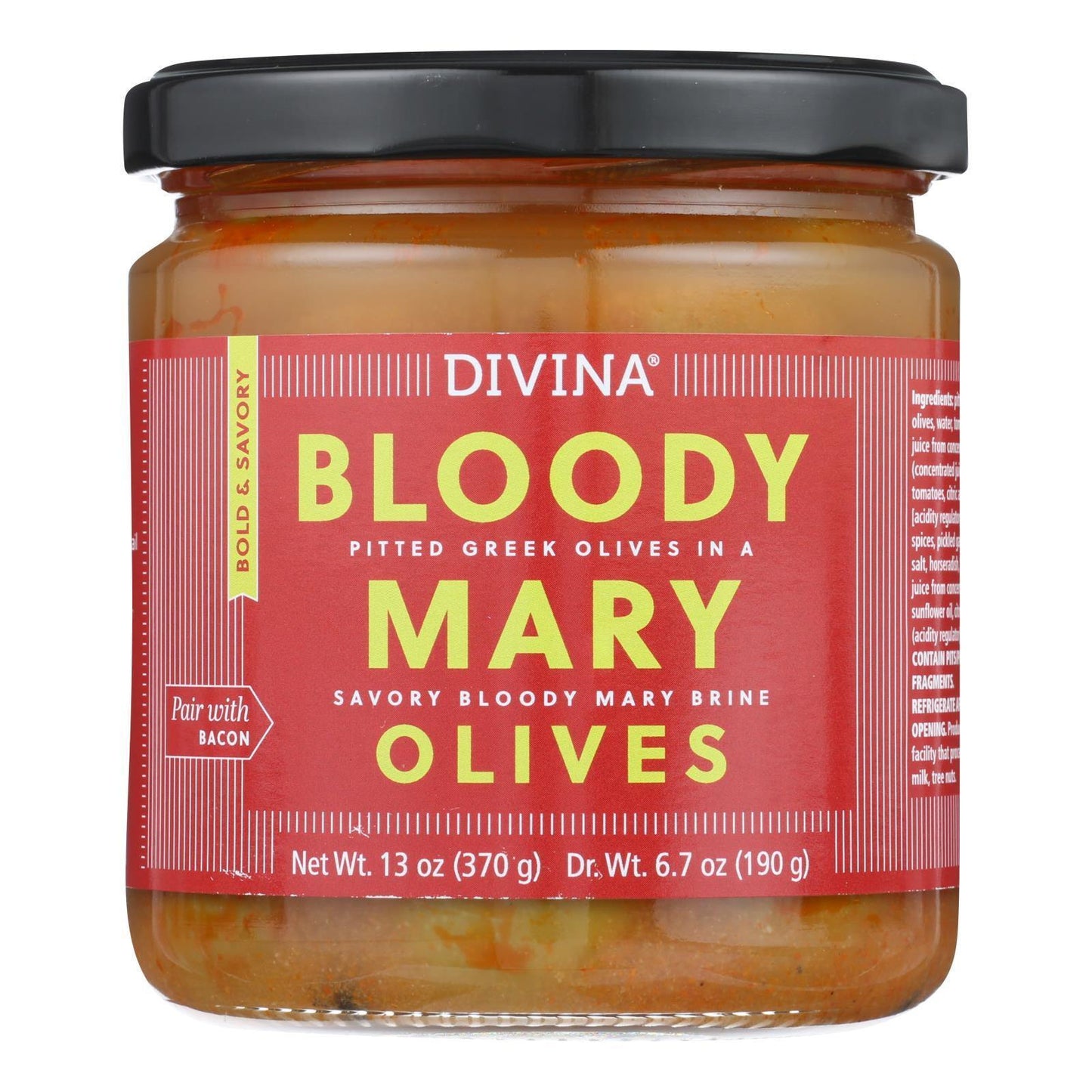 Divina - Olives Bloody Mary - Case Of 6 - 13 Oz(D0102Hx2Ijy.)