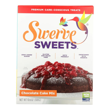 Swerve Sweets Chocolate Cake Mix - Case of 6 - 10.6 OZ(D0102HXP12U.)