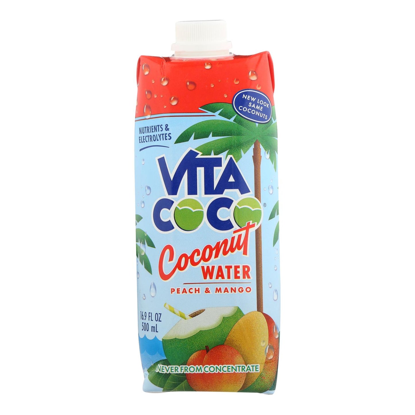 Vita Coco Coconut Water - Peach And Mango - Case Of 12 - 500 Ml(D0102Hxwpt8.)