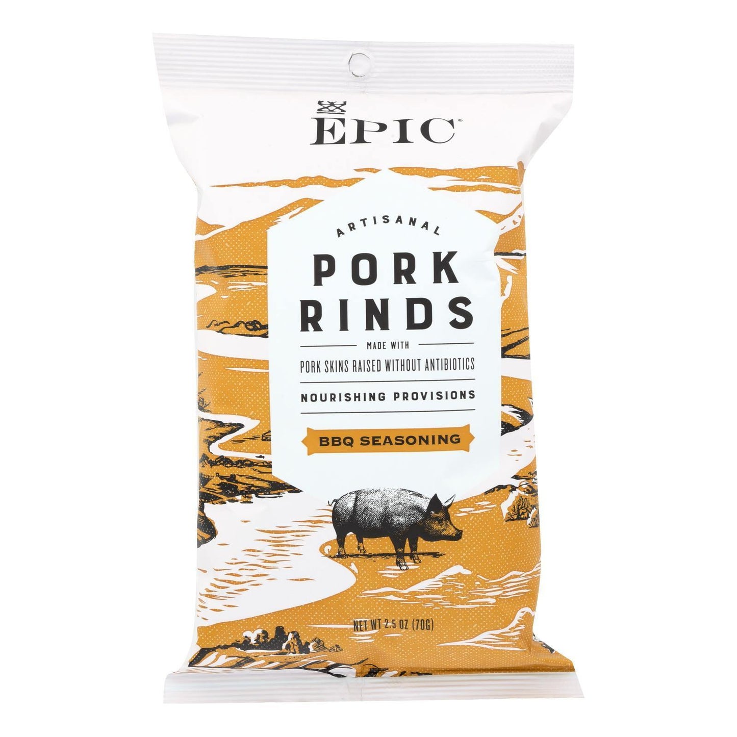 Epic - Pork Rinds - Texas Bbq Seasoning - Case Of 12 - 2.5 Oz.(D0102Hxx38U.)