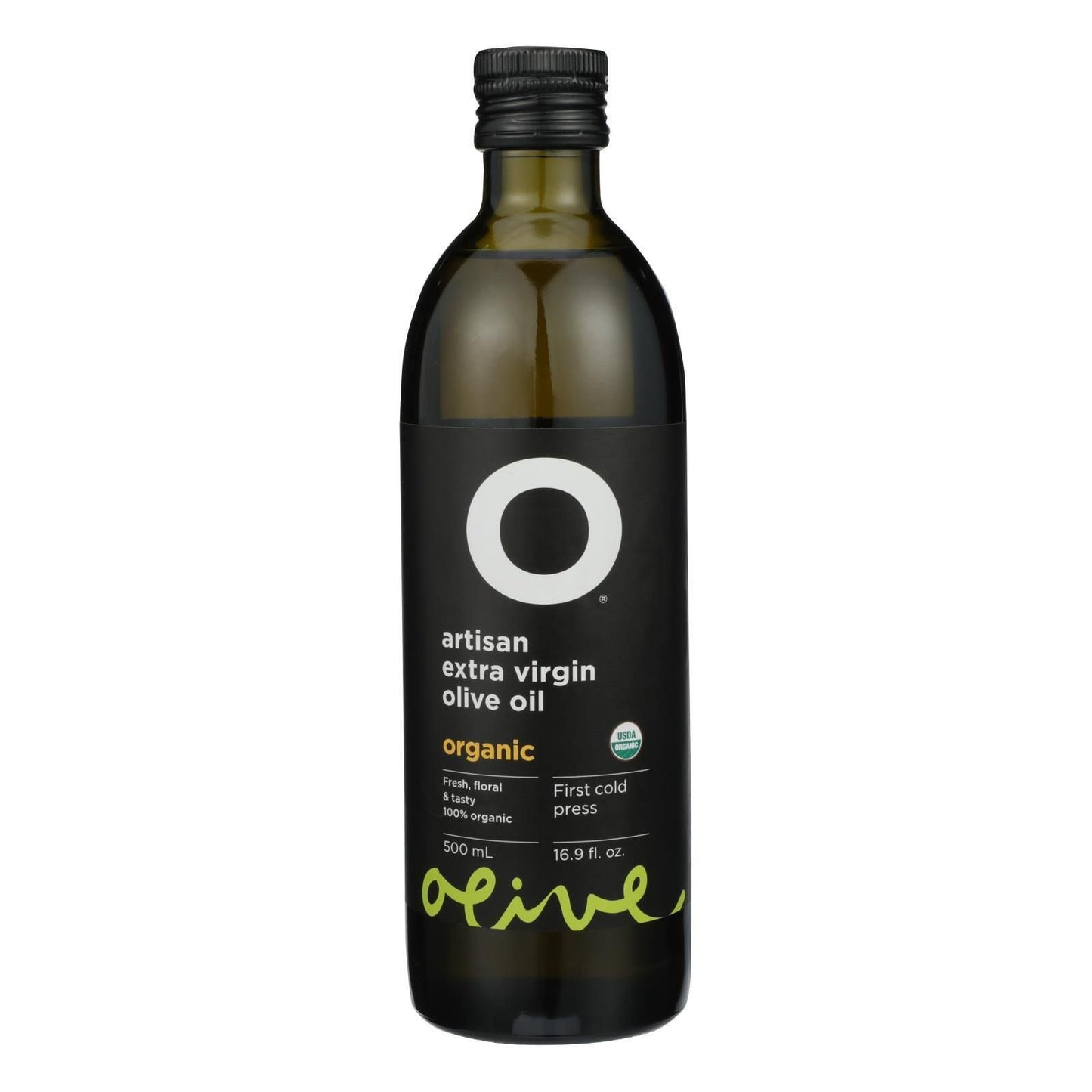 O Olive Oil - 100% Organic Extra Virgin Olive Oil - Case of 6 - 16.9 fl oz(D0102HXXMCY.)