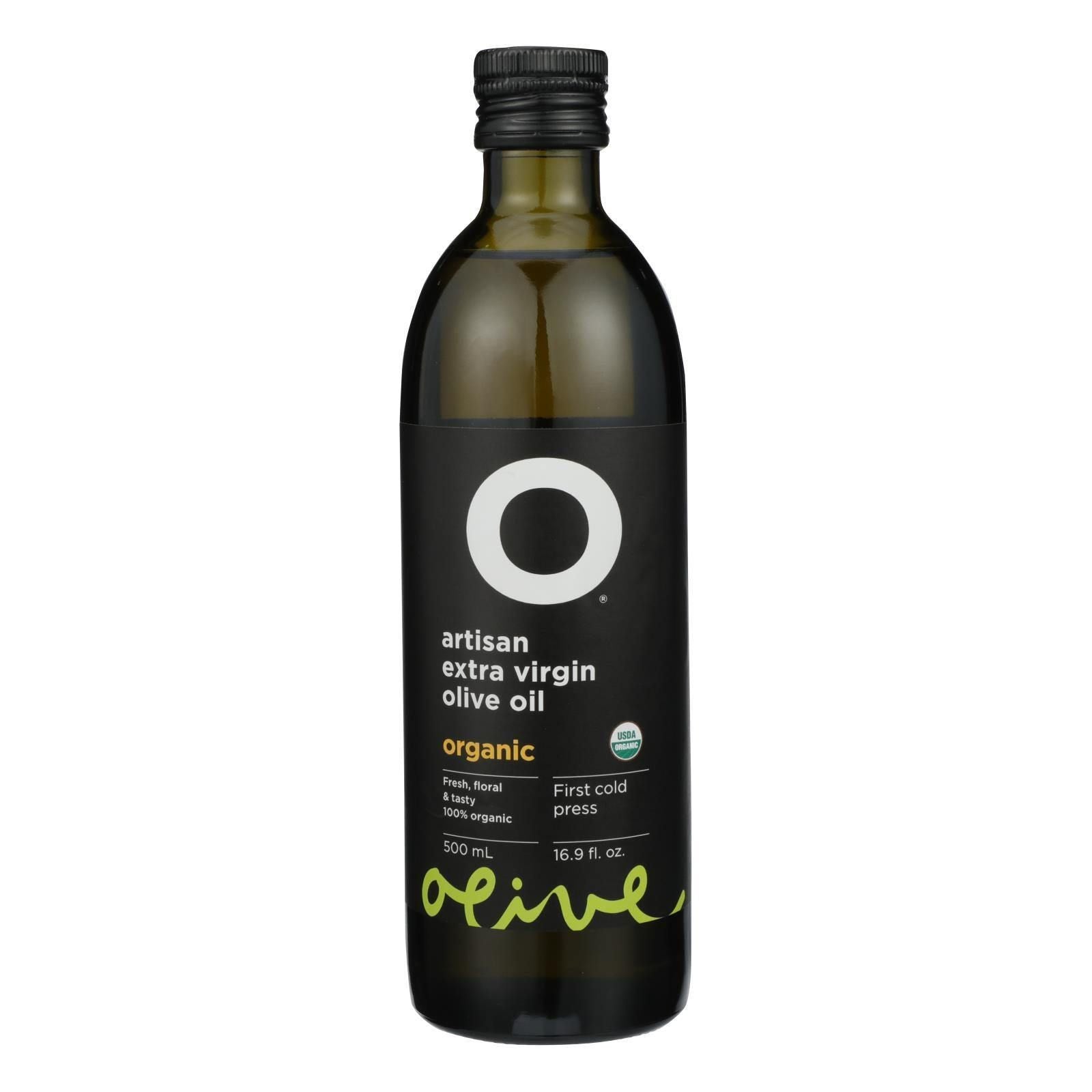 O Olive Oil - 100% Organic Extra Virgin Olive Oil - Case of 6 - 16.9 fl oz(D0102HXXMCY.)