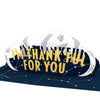 Thank You Moon Phases 5''x7'' Card, Thank You Card