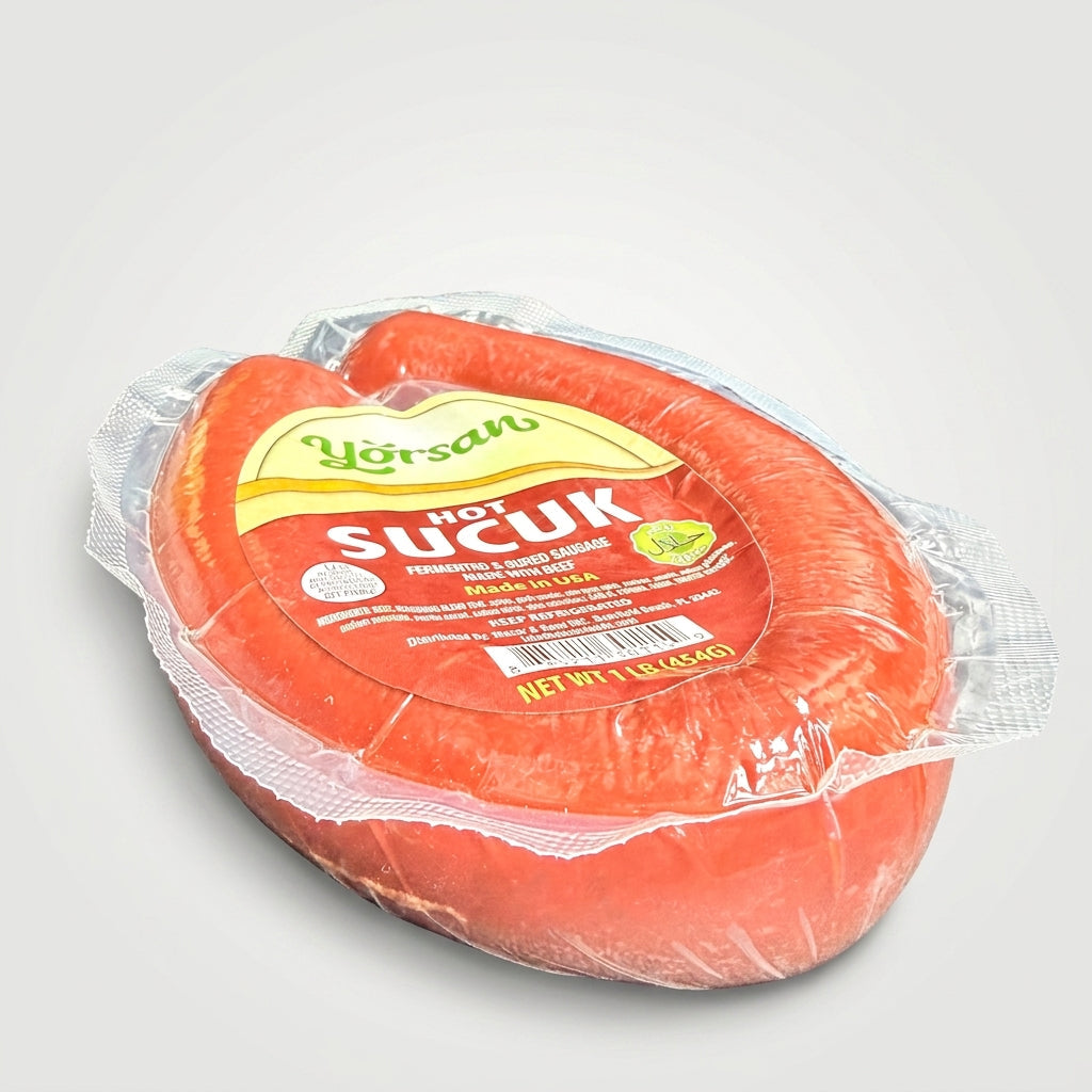 Yöt Sarv Hot Sucuk 1 lb - Fermented & Cured Beef Sausage