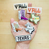 Mini Western Texas Stickers - Cowboy Hat - Boot - Texas Gift