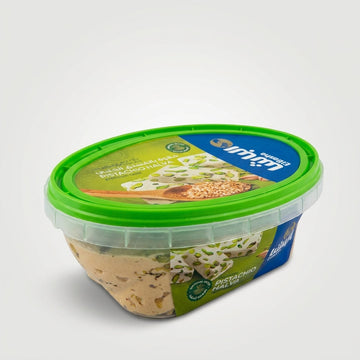 El Basha Pistachio Halva 400g - Premium Greek-Style Sesame Confection