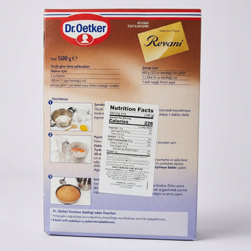 Dr. Oetker Revani 500g - Traditional Turkish Semolina Cake Mix