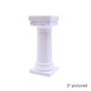 Bush Style - 5" Grecian Pillars Only- Color: White Pack: 36 pcs