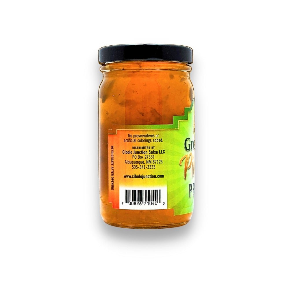 Cibolo Junction Green Chile Pineapple Preserves, Sweet & Spicy Jam, 10 oz Jar