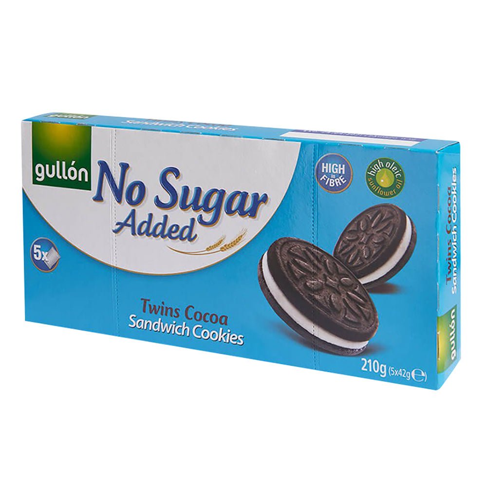 Gullón No Sugar Twins Creme Sandwich Cookies