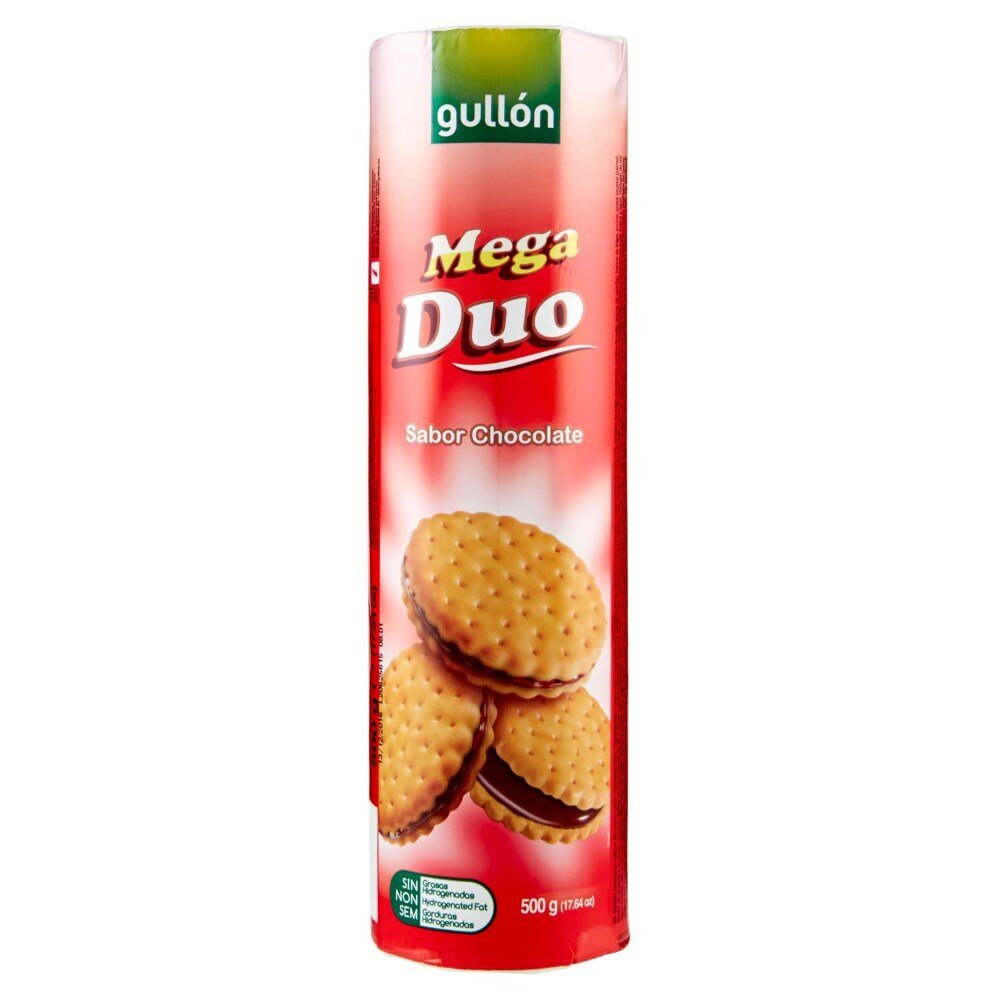 Gullon Mega Dueto Chocolate Cream Sandwich Cookies