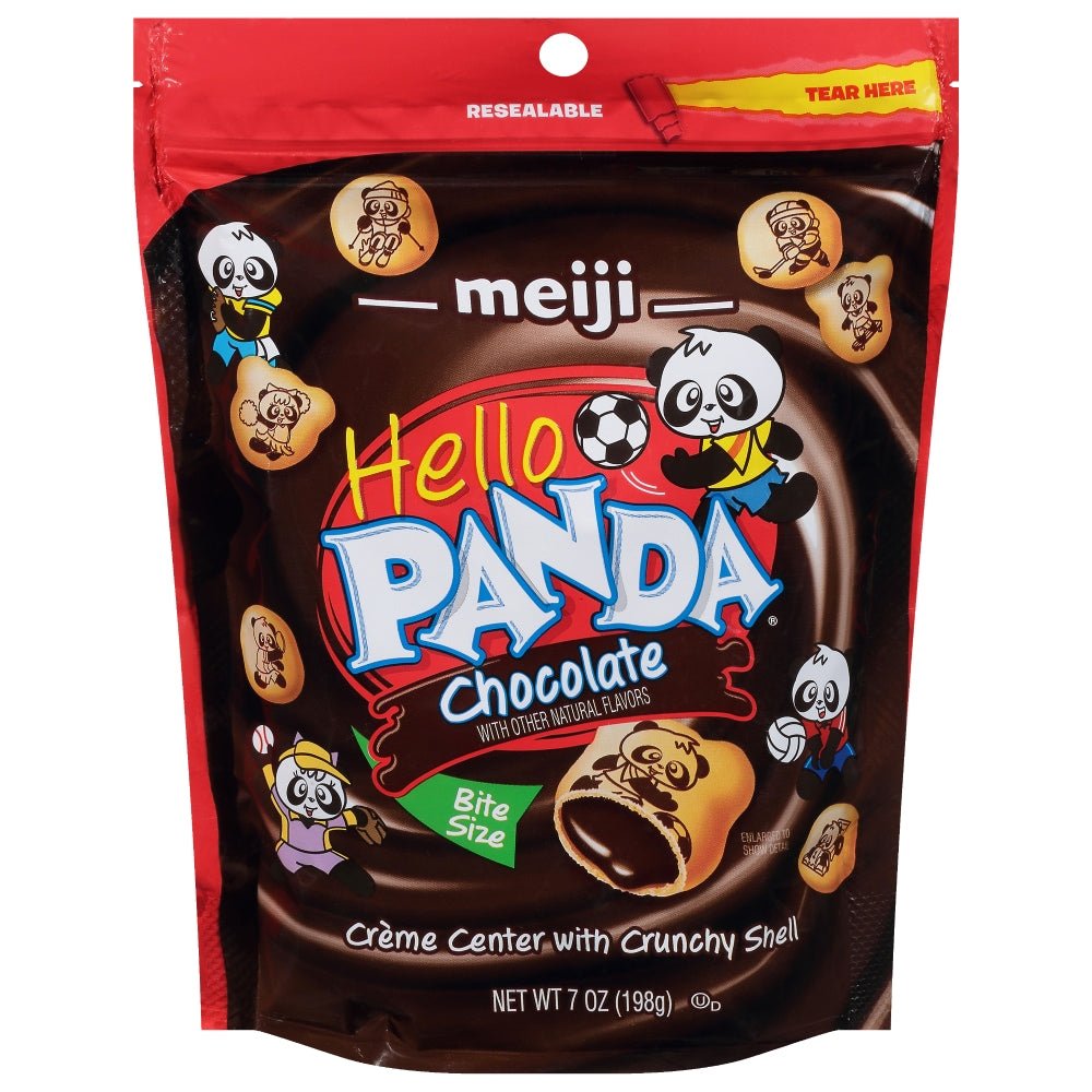 Hello Panda – Chocolate-Filled Crunchy Cookies, 7 Oz