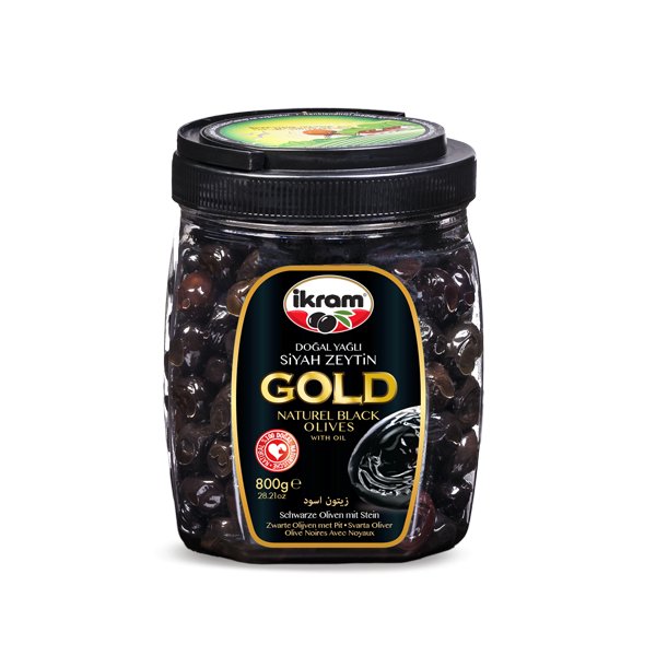 Ikram Black Olives Gold 800g