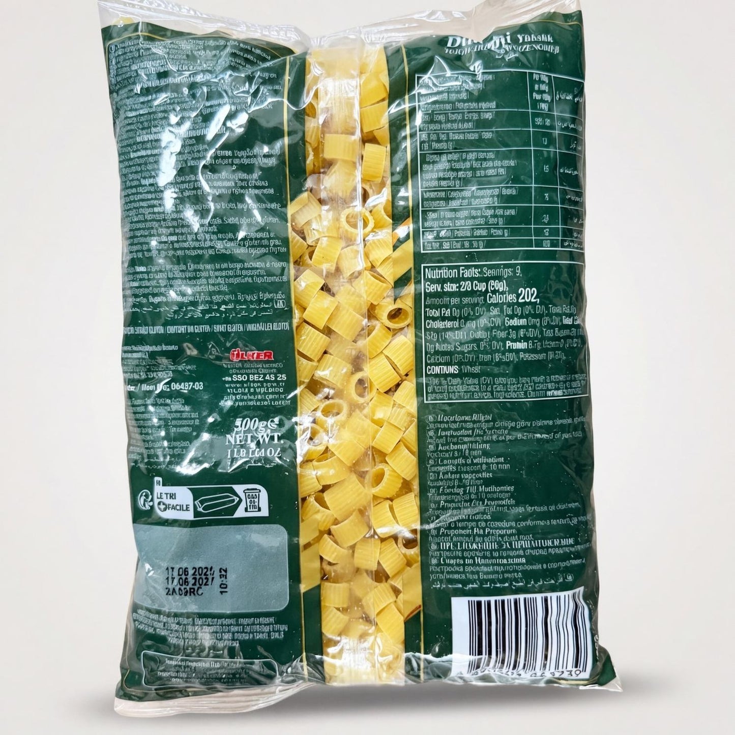 Ditaloni Pasta by Ülker Bizim (1.1 POUNDS)
