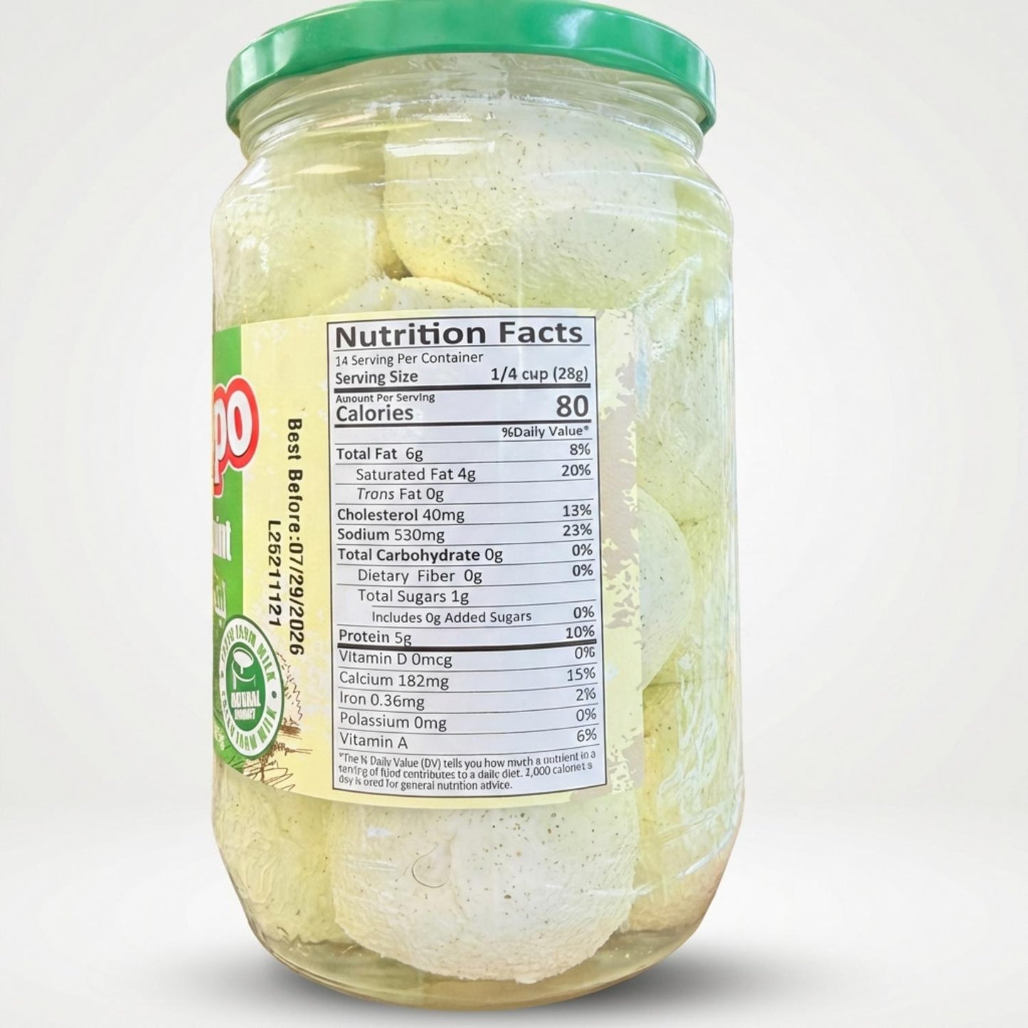 Aleppo Labneh Mint (425g)
