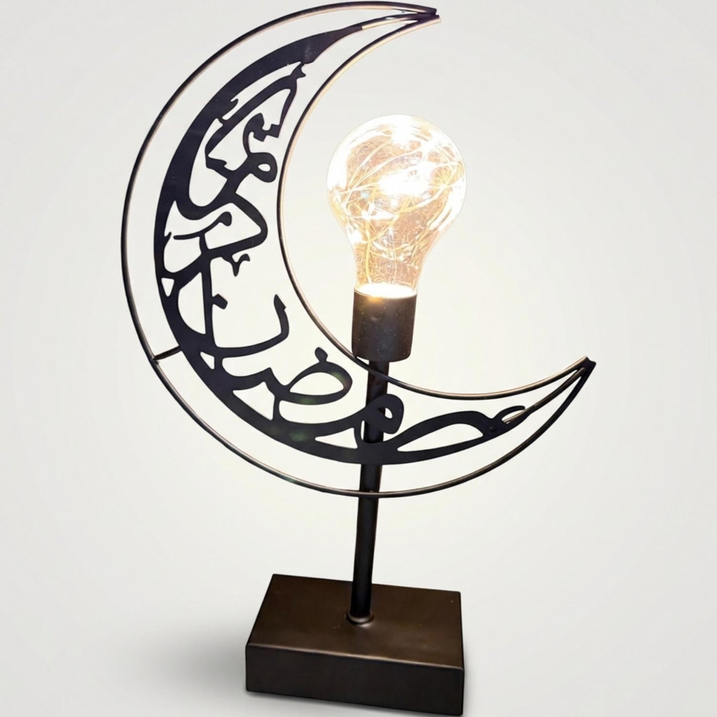 Ramadan crescent decoration black
