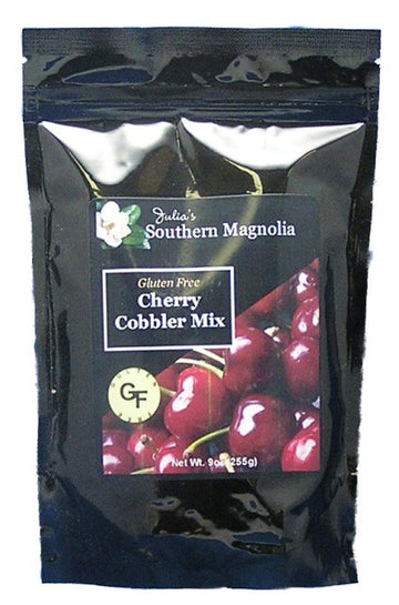 Julias Southern Magnolia Sm104 Gluten Free Cherry Cobbler Mix 9Oz- Pack Of 4