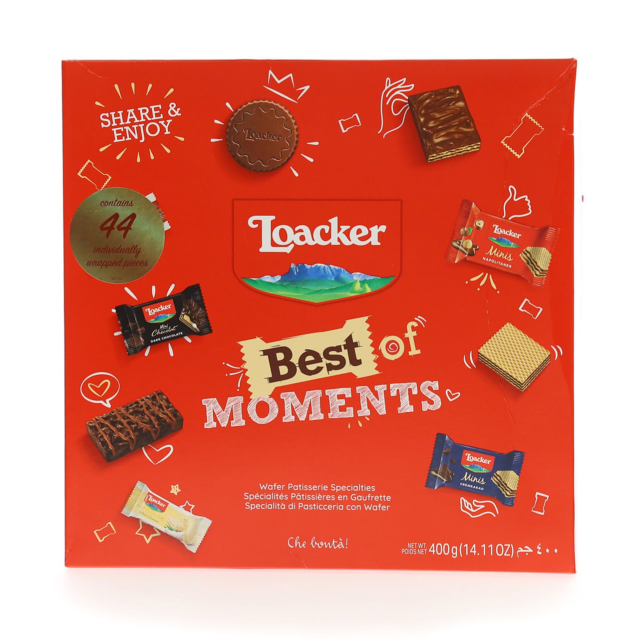 Loacker Best Of Moments Wafer Assortment 400g