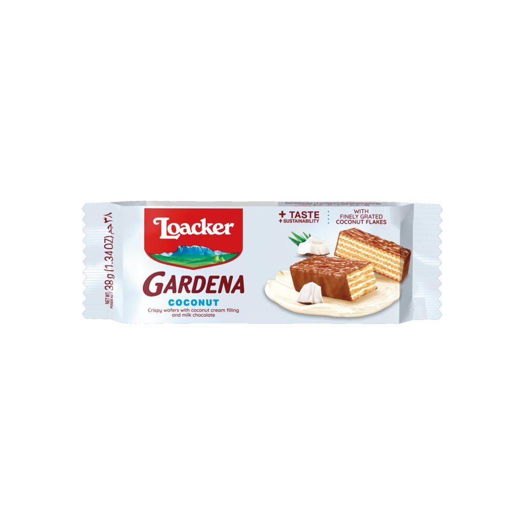 Loacker Coconut Cream Cookies – Crispy Wafers with Cream Filling