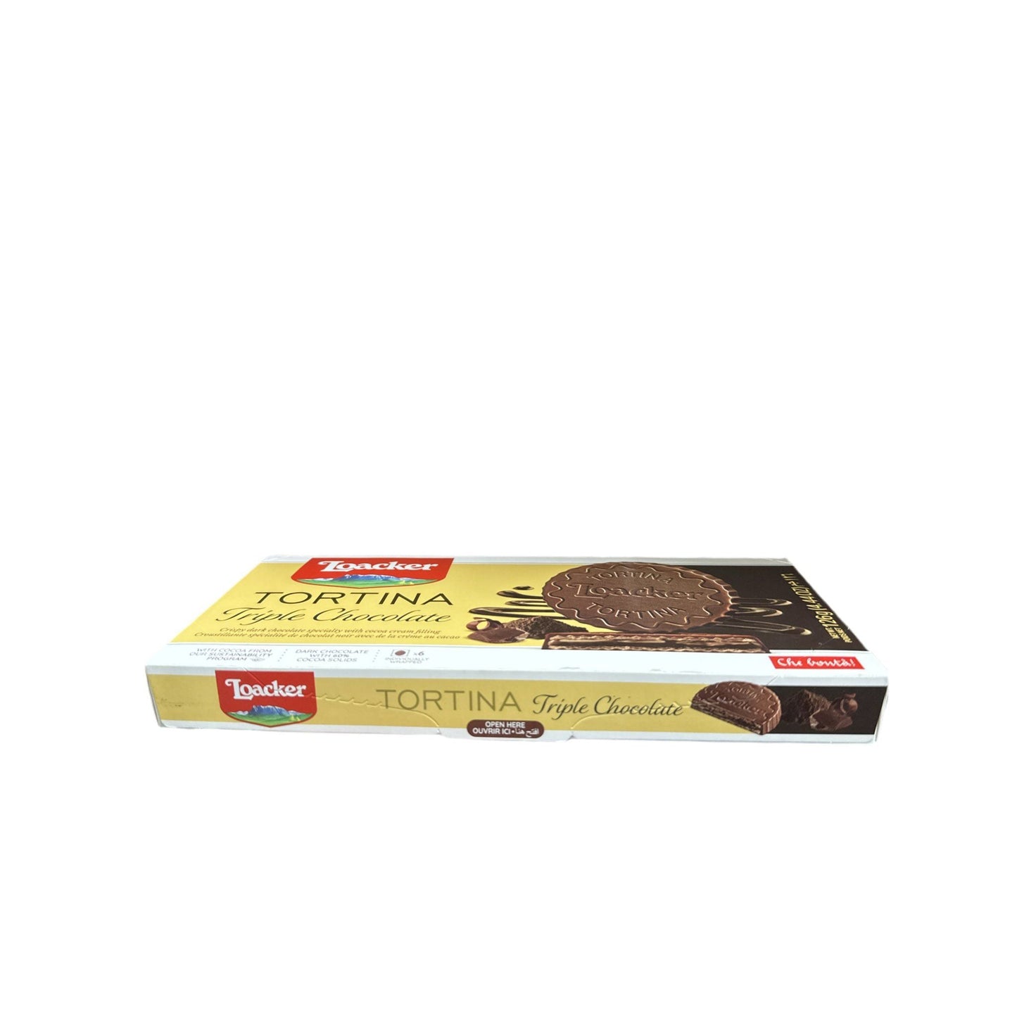 Loacker Tortina Triple Chocolate Snack