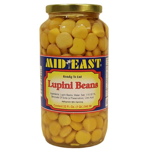 Mideast Lupini Beans 32 Fl. Oz. Jar
