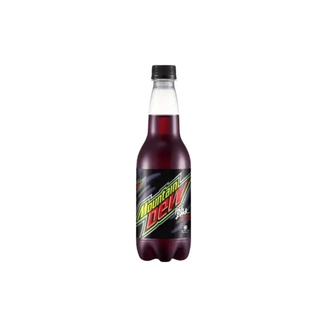 Mountain Dew Pitch Black – Grape-Flavoured Soda 473 mL Bottle (Malaysia Exclusive)