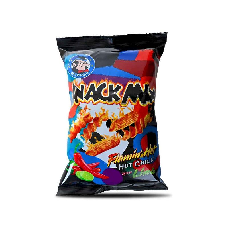 Mr.Chips Snack Mix Flamin’ Hot With Lime 40g