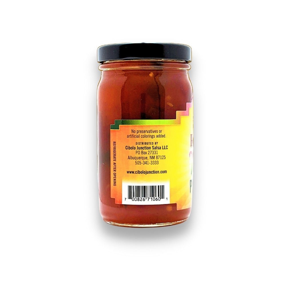 Cibolo Junction Habanero Peach Preserves, Sweet & Spicy Fruit Jam, 10 oz Jar