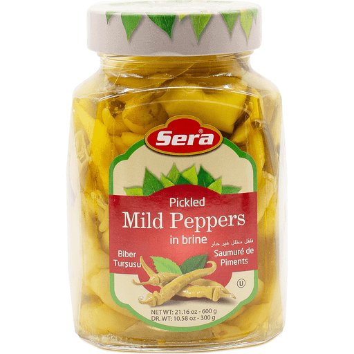 Sera 600g Pickled Mild Peppers – Tangy and Crunchy