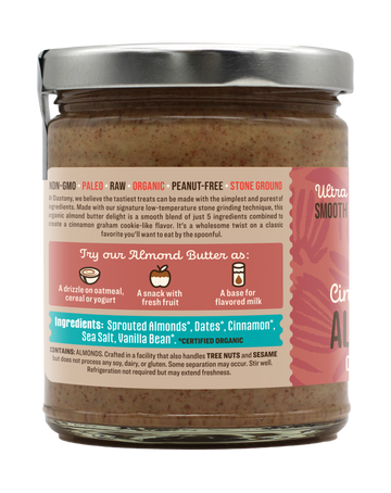 Cinna-Date Sprouted Almond Butter
