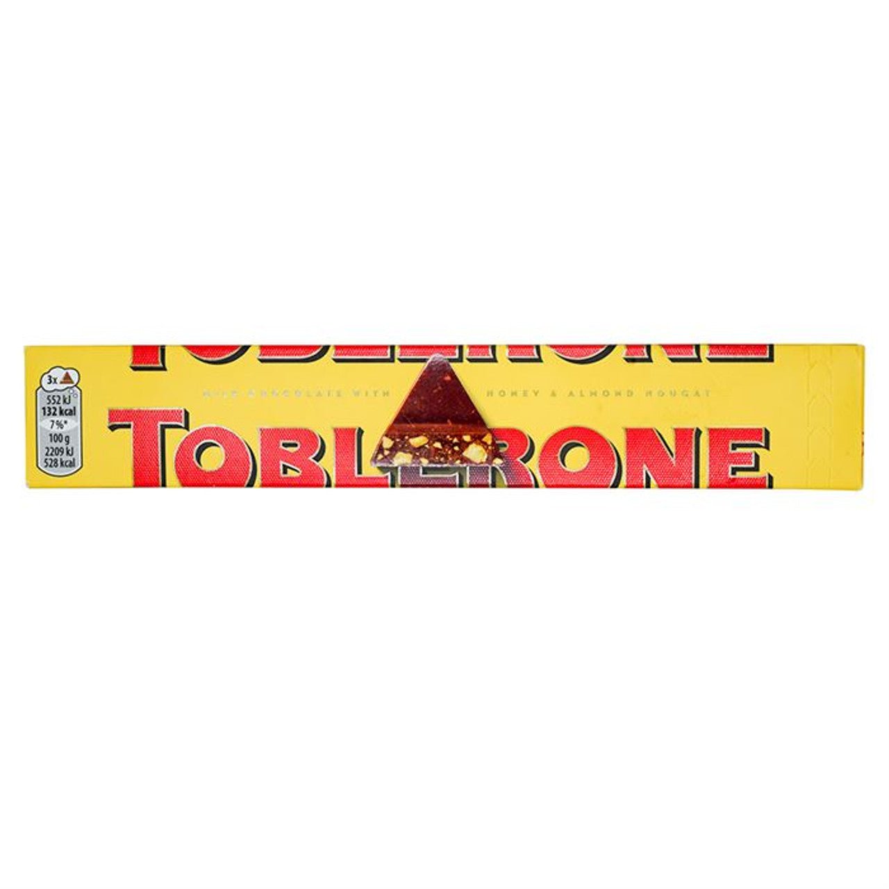 Toblerone Swiss Milk Chocolate – Honey & Almond Nougat 100g