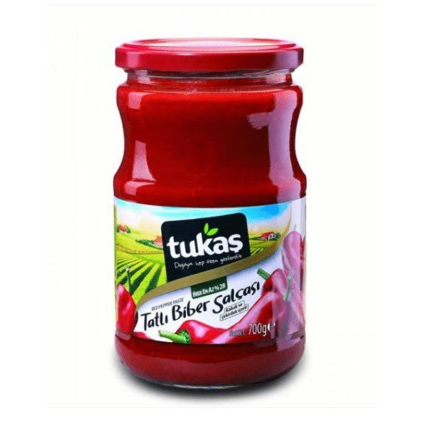 Tukas Mild Pepper Paste – Authentic Turkish Paprika 700g