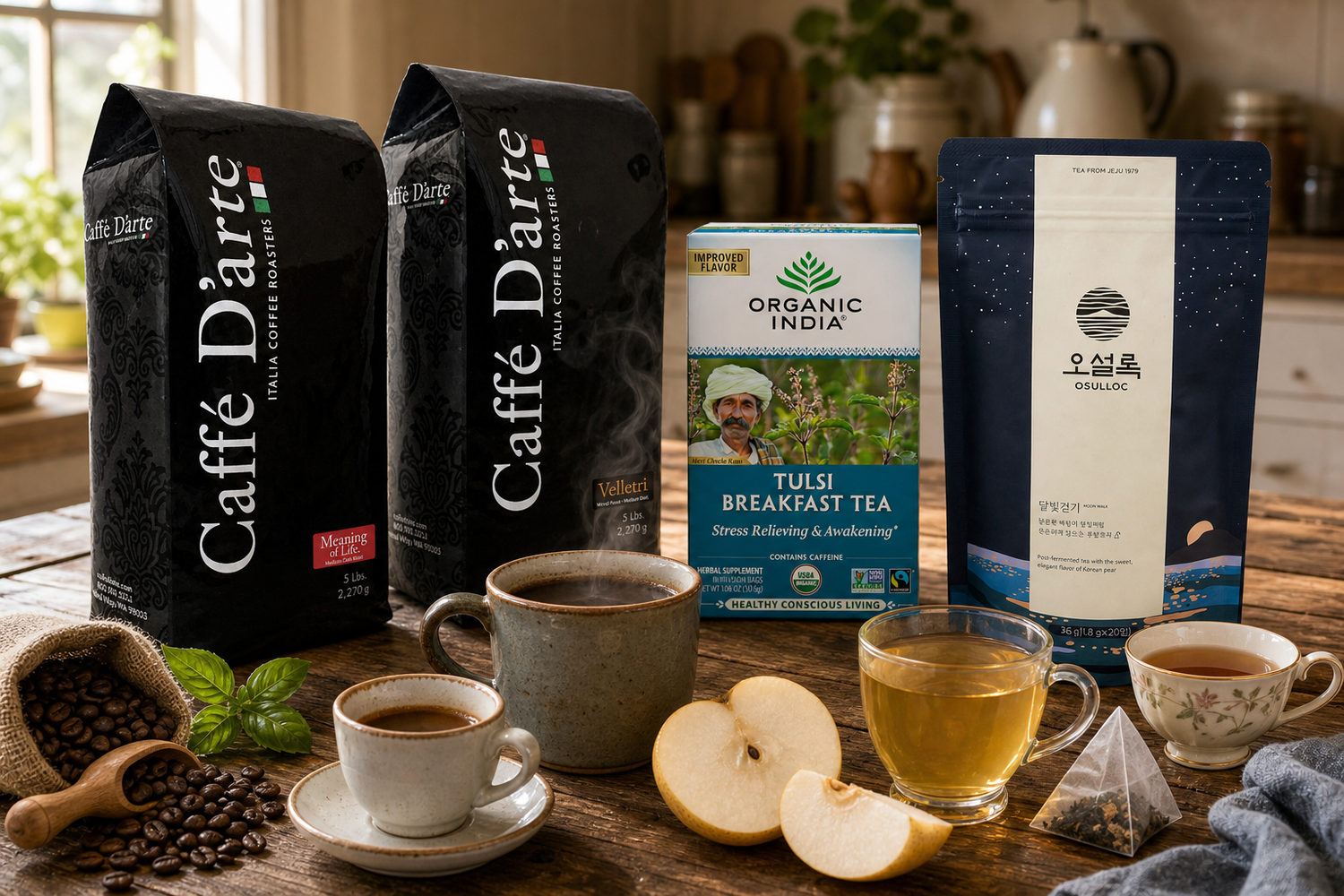 Italian Roast vs. Wood Roast vs. Adaptogen Blend: How to Pick a Coffee or Tea Based on What You Actually Need From Your Morning