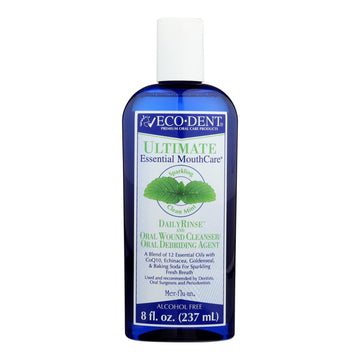 Eco-dent Dailyrinse Mouthrinse - Mint - 8 Oz