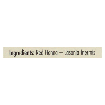 Rainbow Henna Hair Color & Conditioner Red - 4 Oz