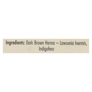 Rainbow Henna Hair Color & Conditioner Dark Brown - 4 Oz