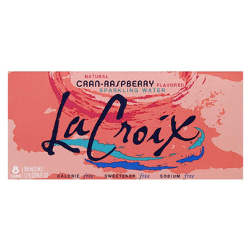 Lacroix Cran-Raspberry Sparkling Water, 3-Pack, 12 Fl Oz