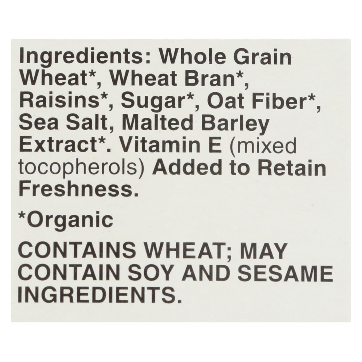 Cascadian Farm Organic Raisin Bran Cereal, 12oz, Case of 10
