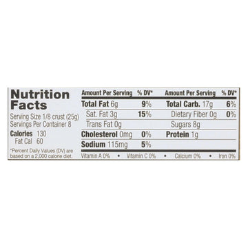 Midel Gluten-Free Graham Pie Crust, 12 Pack, 7.1 Oz