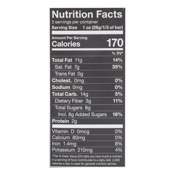 Endangered Species 72% Dark Chocolate Bars, Cacao Nibs, 12 Pack