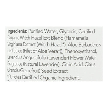 Thayers - Witch Hazel Lav Av Af - EA of 1-12 FZ
